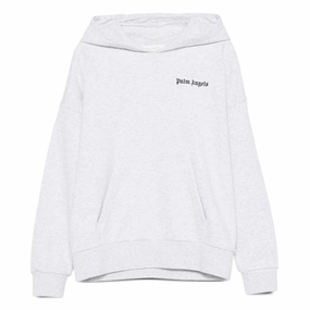 BreathableMaterial ButtonFront Palm Angels Kids Classic Over Logo Hoodie