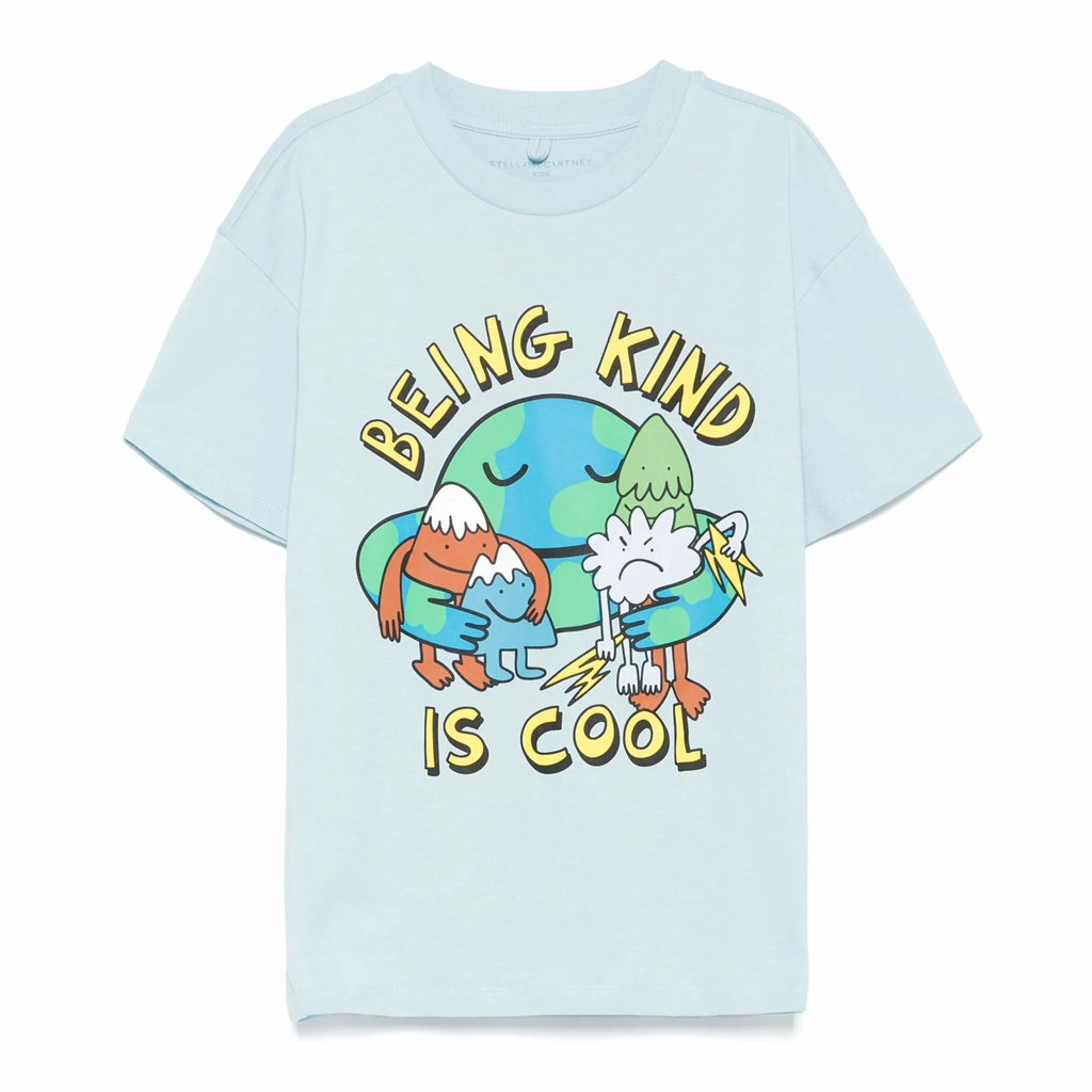 BreathableMaterial Stella McCartney Kids Being Kind Print T-shirt