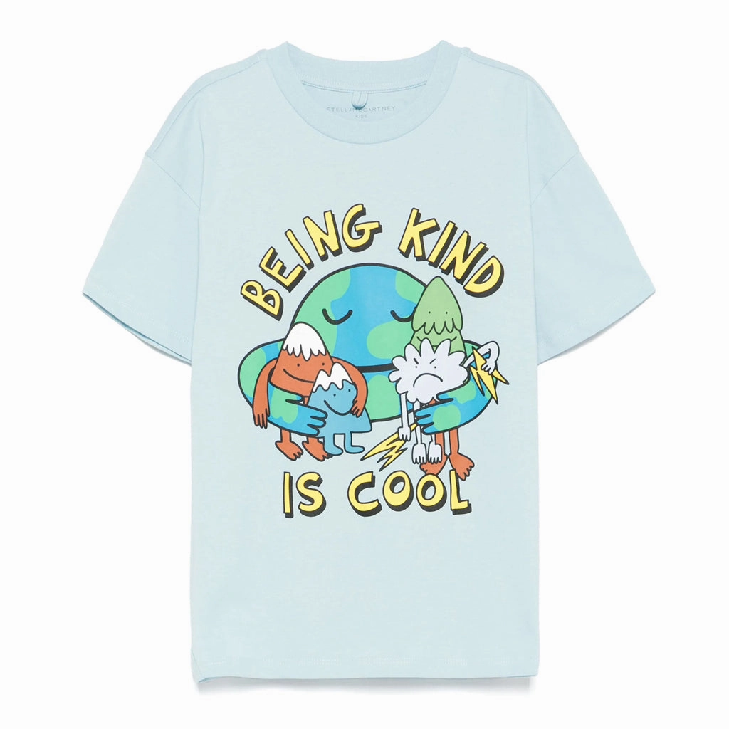 High-End Quality Casual Appeal Stella McCartney Kids Being Kind Print T-shirt