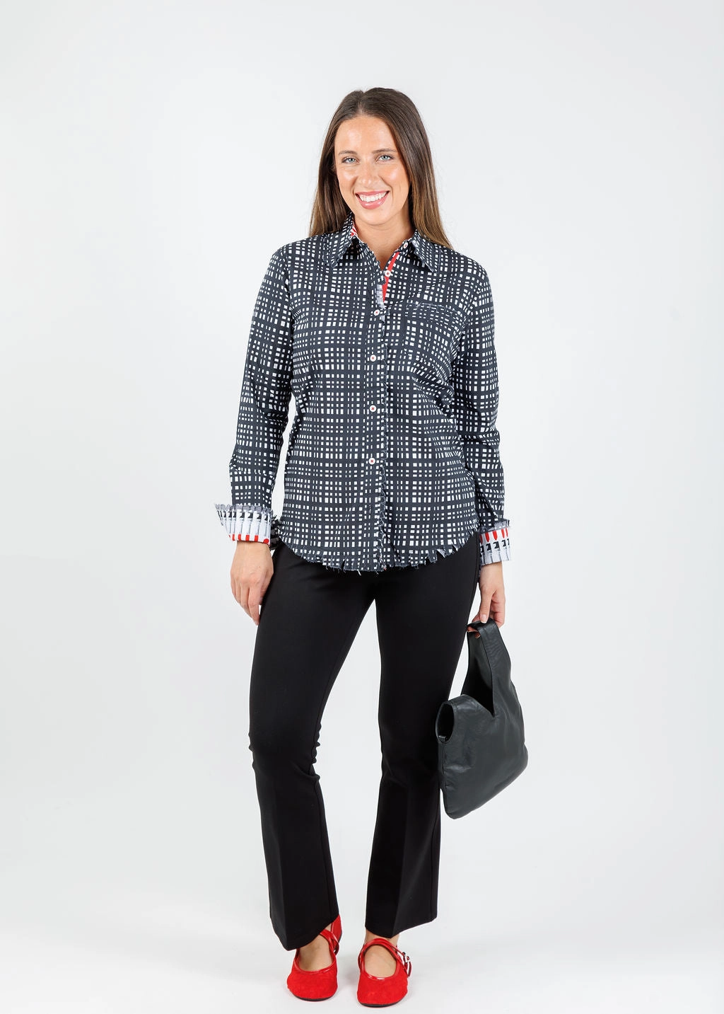 Pull-on style Relax Mode Ella Paramount Knit Pants - Black