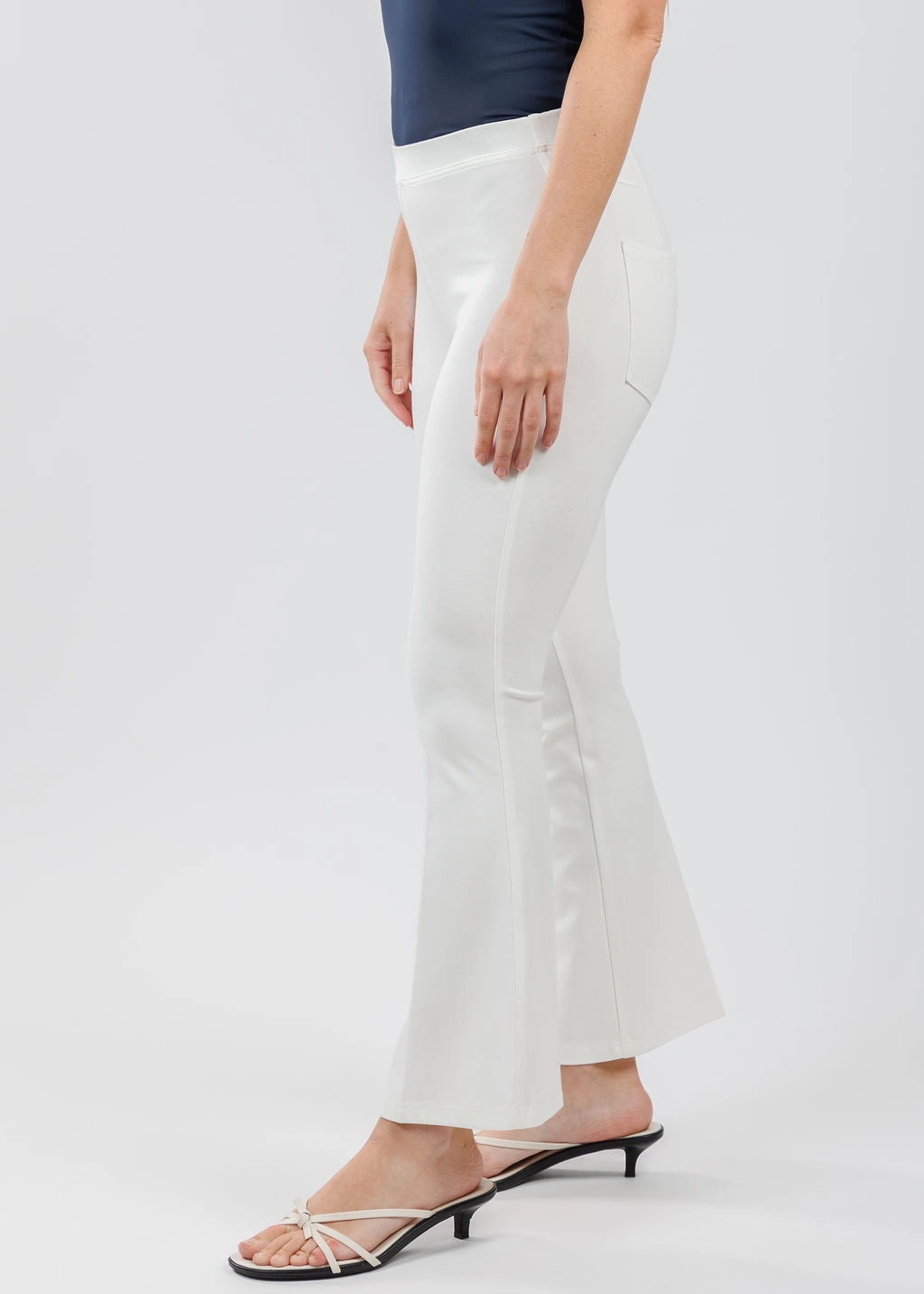 Fashionable Fit Flex Wear Ella Paramount Knit Pants - Oyster