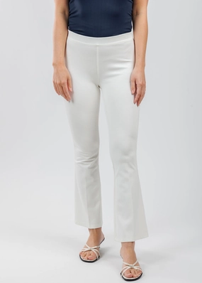 Everyday Comfort Fit Casual Wearable Ella Paramount Knit Pants - Oyster