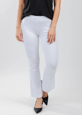 Cooling Fabric Water Repellent Coating Ella Paramount Knit Pants - White