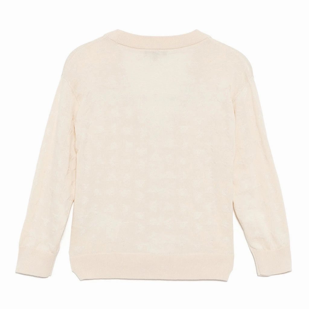 Emporio Armani Junior Eagle Pattern Cardigan Everyday Layers