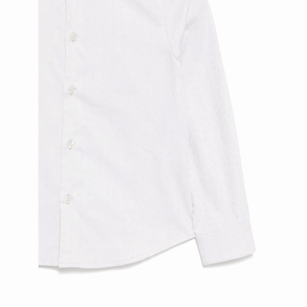 Non Restrictive Fit Emporio Armani Junior Eagle Pattern Shirt