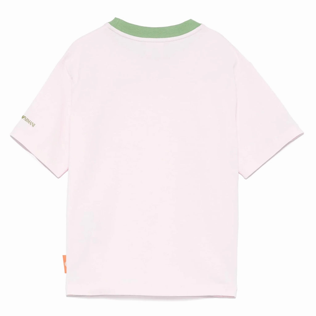 Emporio Armani Junior Graphic Print T-shirt LowImpactDye Chilly Day Style