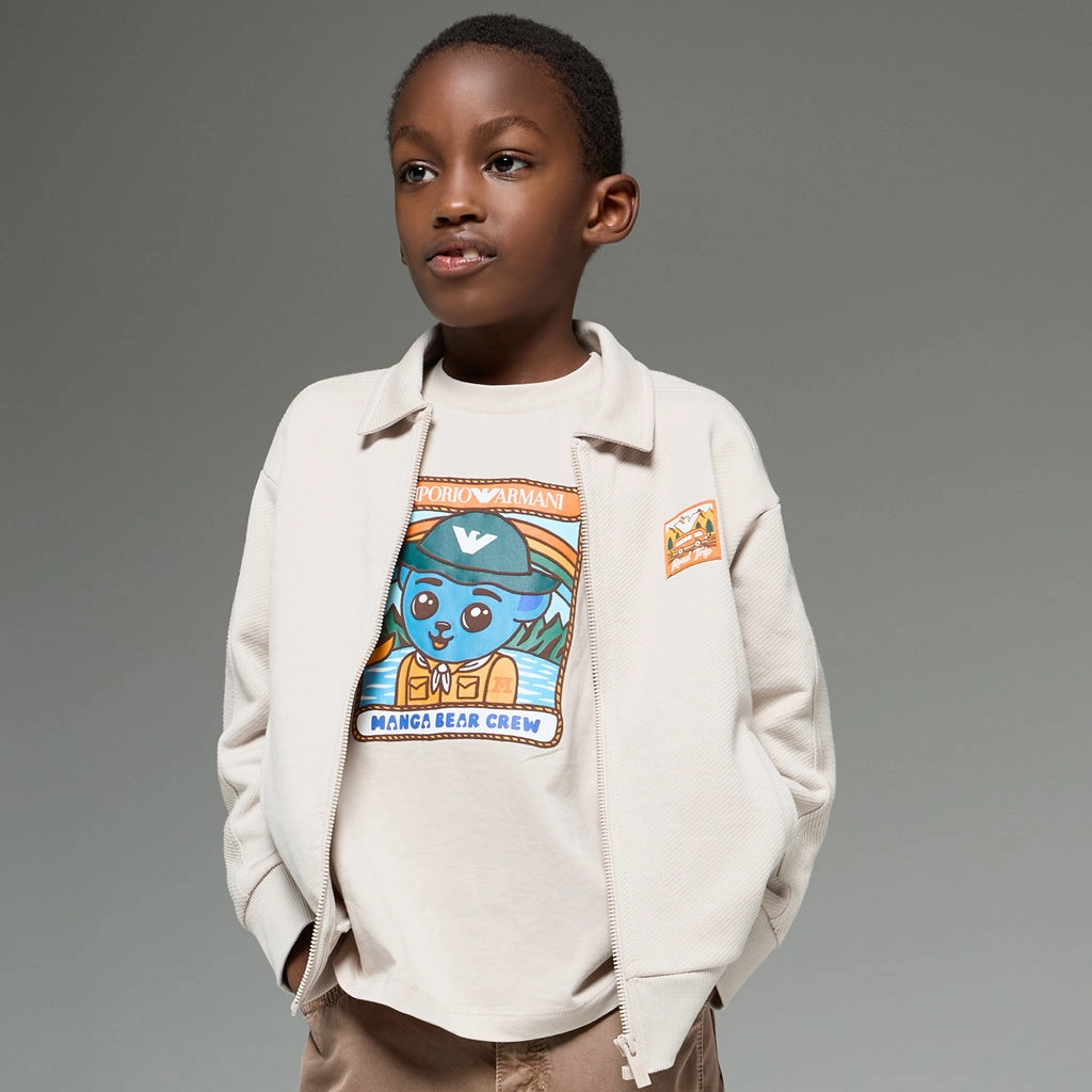 Emporio Armani Junior Graphic T-shirt Timeless and Chic Active Flex