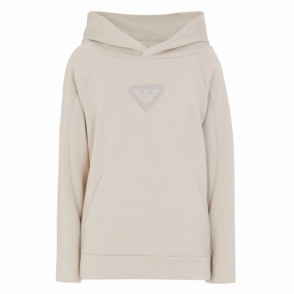 Compression Fit FlexibleLayeredConstruction Emporio Armani Junior Hooded Sweatshirt