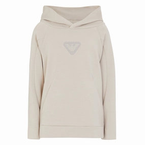 Compression Fit FlexibleLayeredConstruction Emporio Armani Junior Hooded Sweatshirt