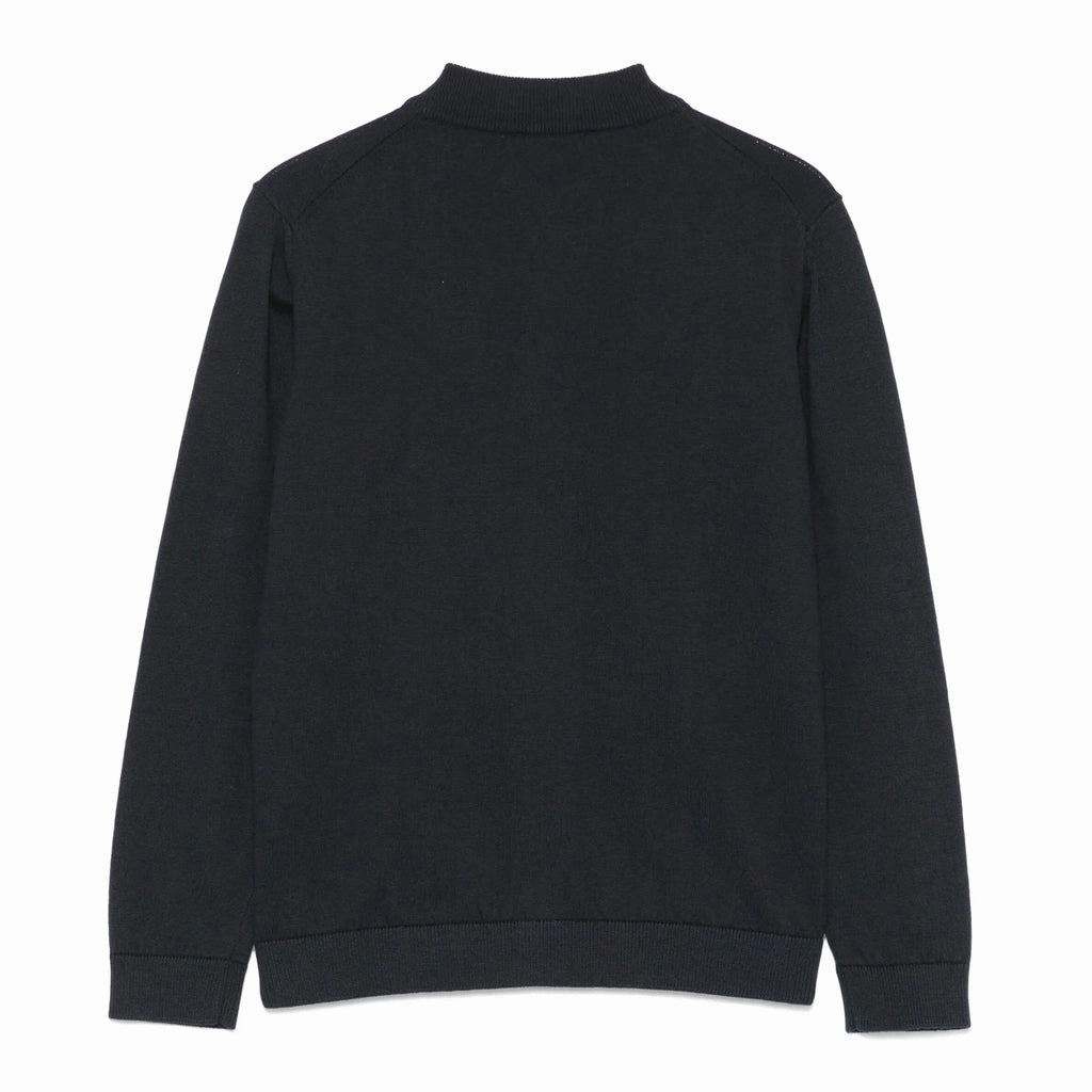 Wrinkle resistant fabric Rubberized Zippers Emporio Armani Junior Knit Cardigan