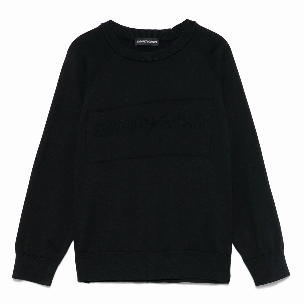 Emporio Armani Junior Knit Sweater Layering Compatible Cut