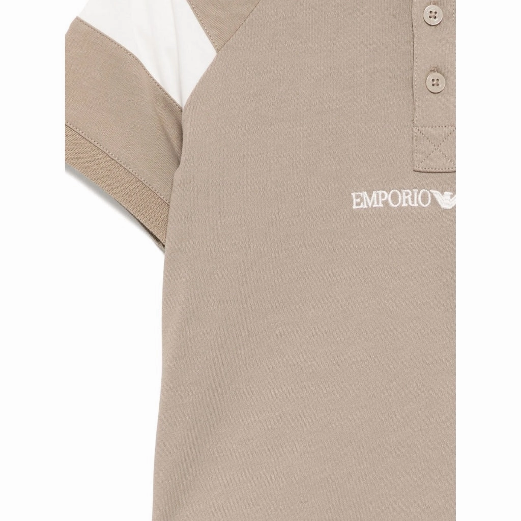AdjustableClosure Emporio Armani Junior Logo Polo Shirt