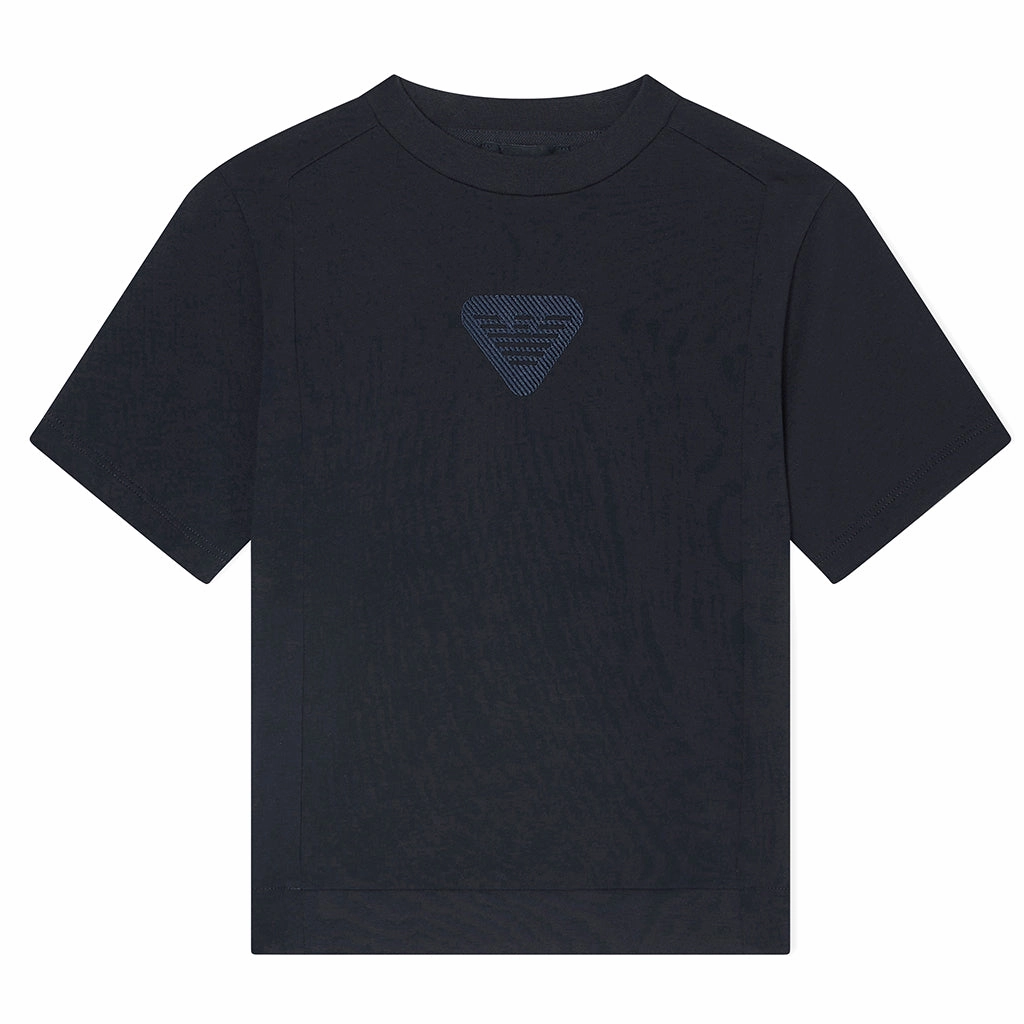 Emporio Armani Junior Logo T-shirt Breathable knit Breathable Wear Fit