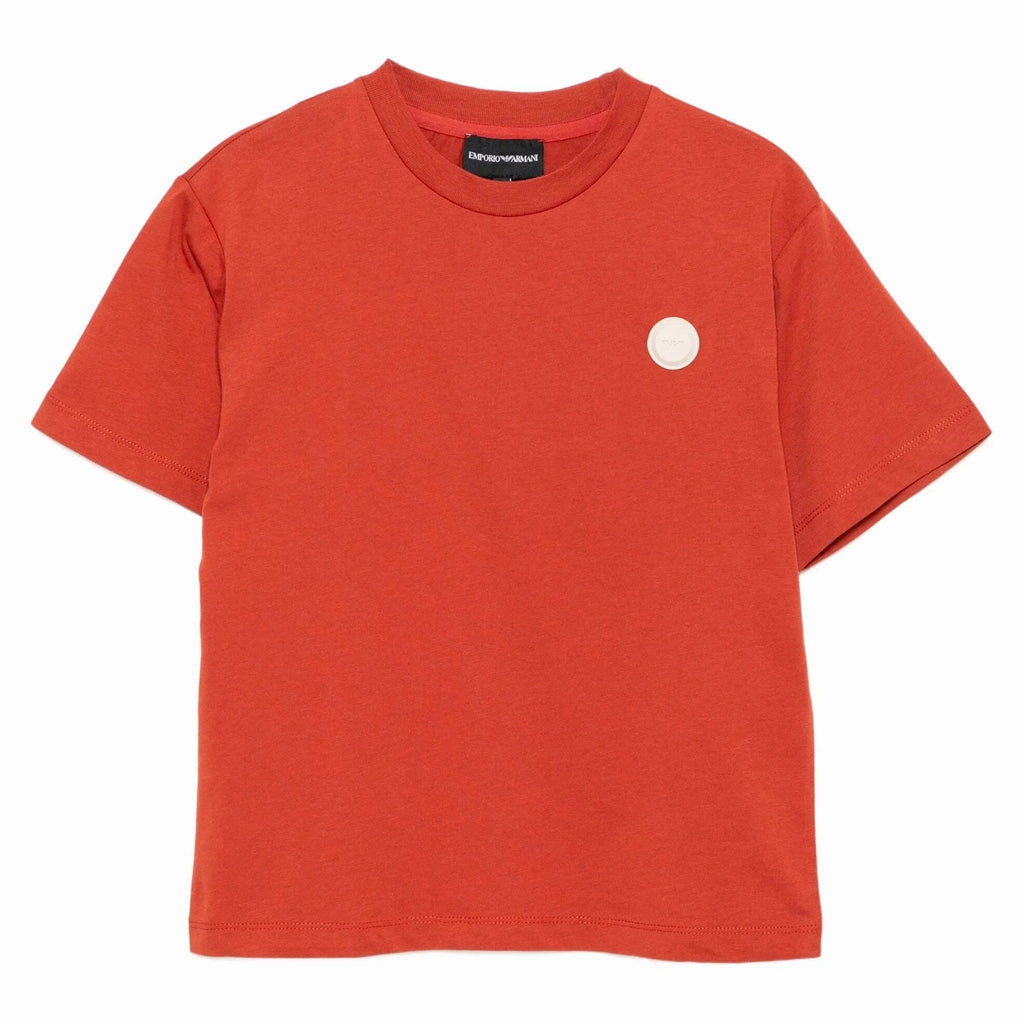 Emporio Armani Junior Logo T-shirt Airflow Ventilation Design Cool Layering