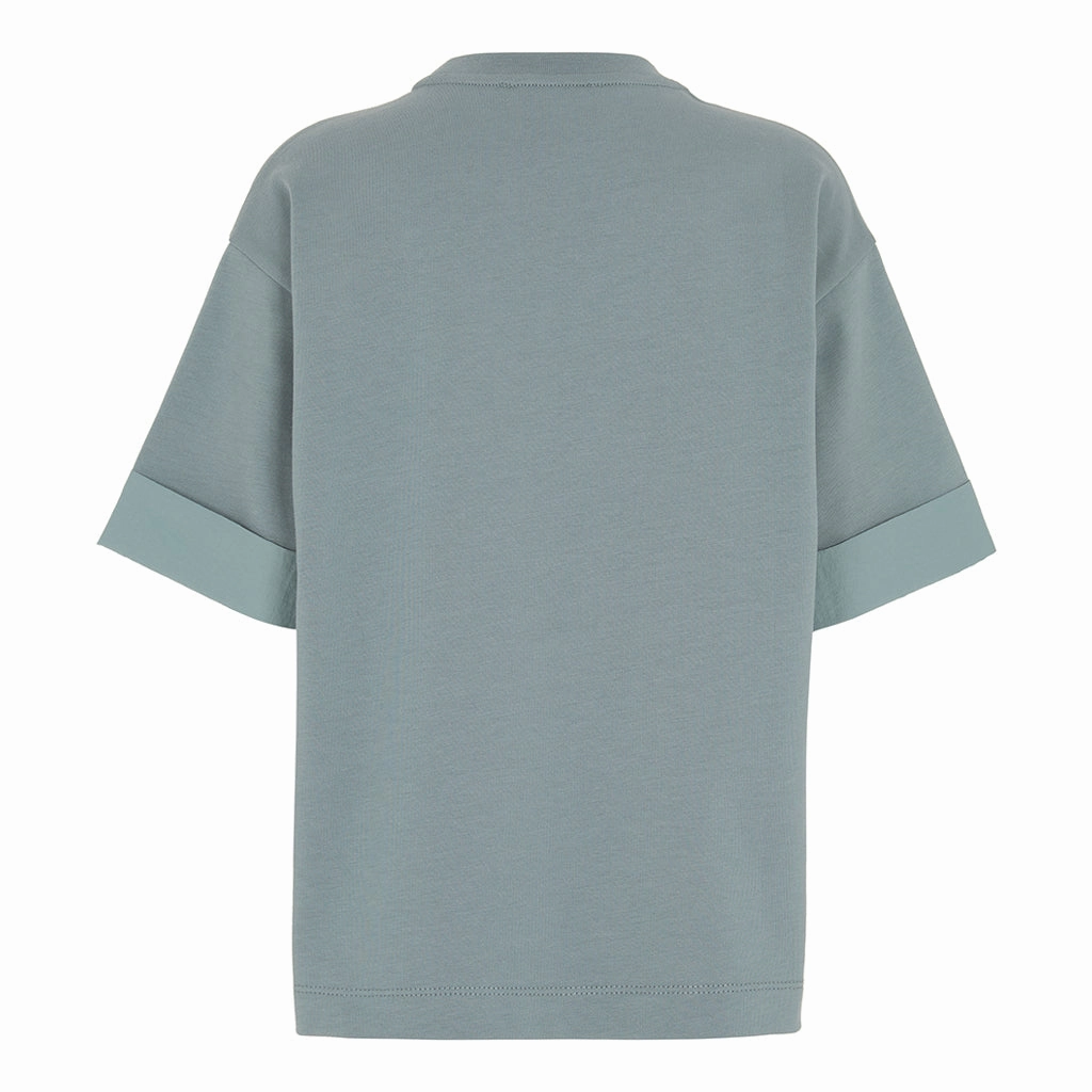 crew neck Water Based Ink Emporio Armani Junior Logo T-shirt