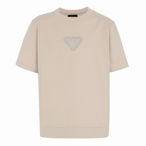 Layered Sleeve Construction Sporty essentials Emporio Armani Junior Logo T-shirt