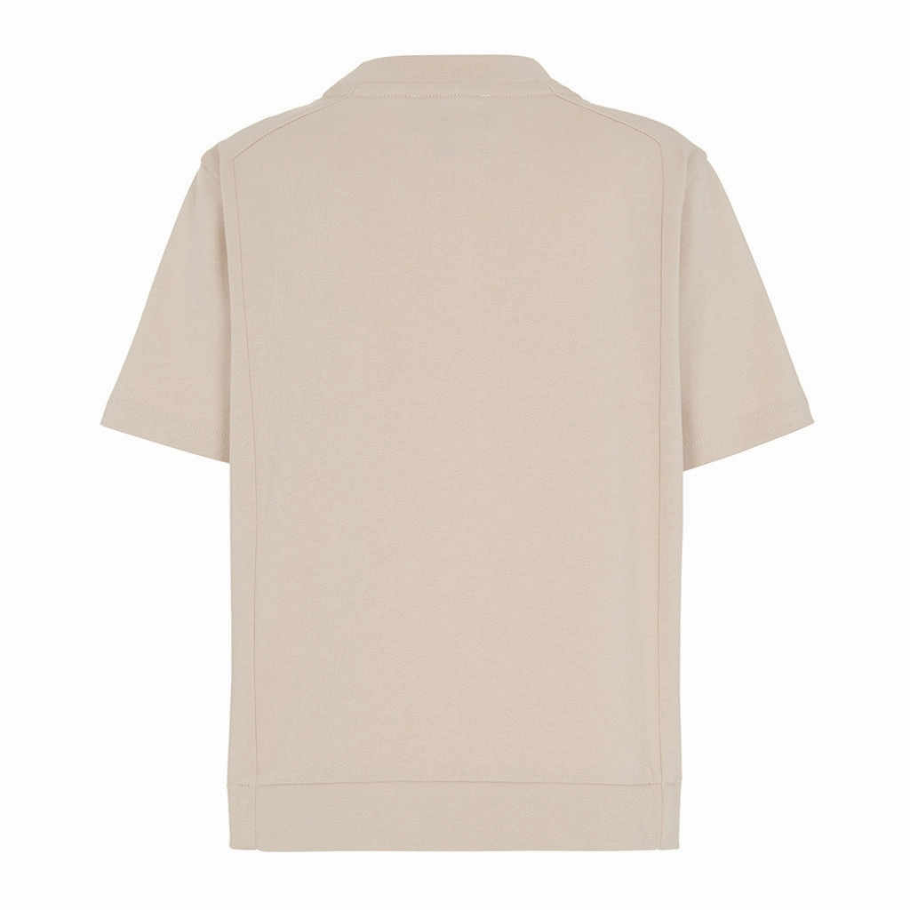 ReinforcedShoulderPanels Tagless Neckline Emporio Armani Junior Logo T-shirt