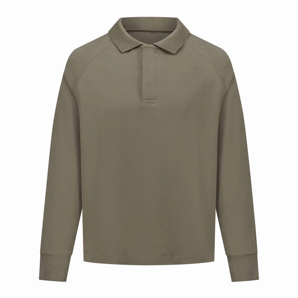 Emporio Armani Junior Long Sleeve Polo Shirt FasteningHood Flexible Cuffs