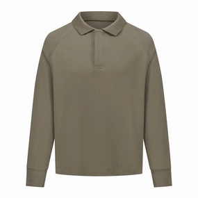 Emporio Armani Junior Long Sleeve Polo Shirt FasteningHood Flexible Cuffs