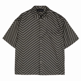 Emporio Armani Junior Patterned Shirt Double Layered Hood Assembly Breathable Tank