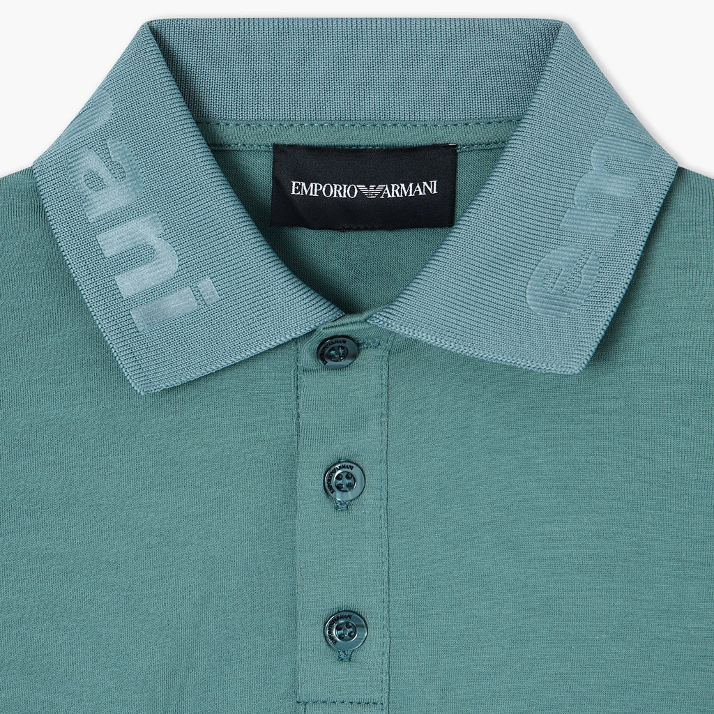 Emporio Armani Junior Polo Shirt Non Restrictive Cut Layered Look