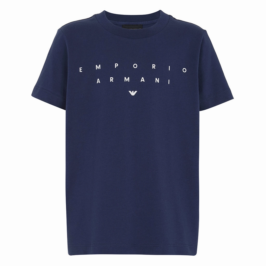 Emporio Armani Junior Set of Three T-shirts Anti Odor Treatment MinimalistStitching