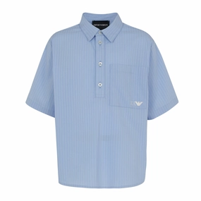 Emporio Armani Junior Striped Shirt Fashionable Tank