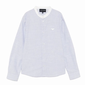Cozy Fit Seamless Design Emporio Armani Junior Textured Shirt