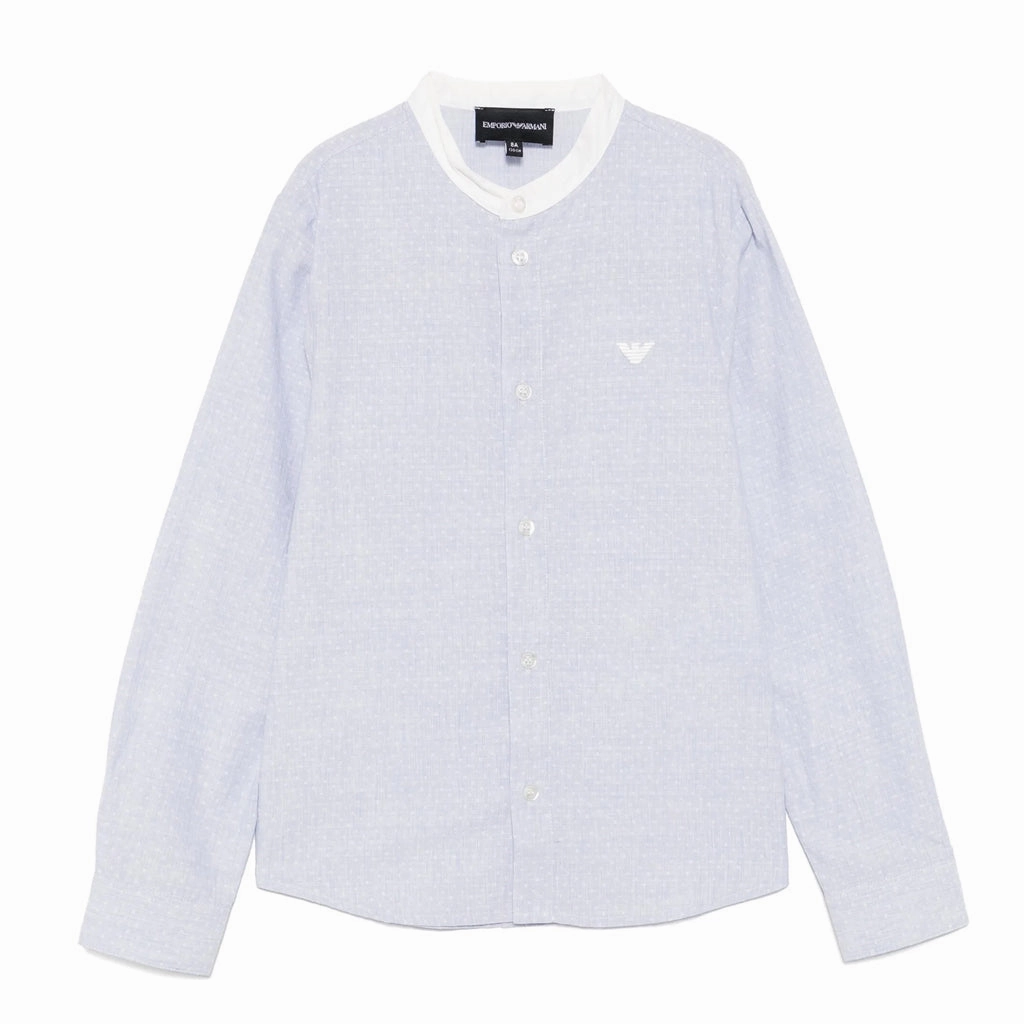 Cozy Fit Seamless Design Emporio Armani Junior Textured Shirt