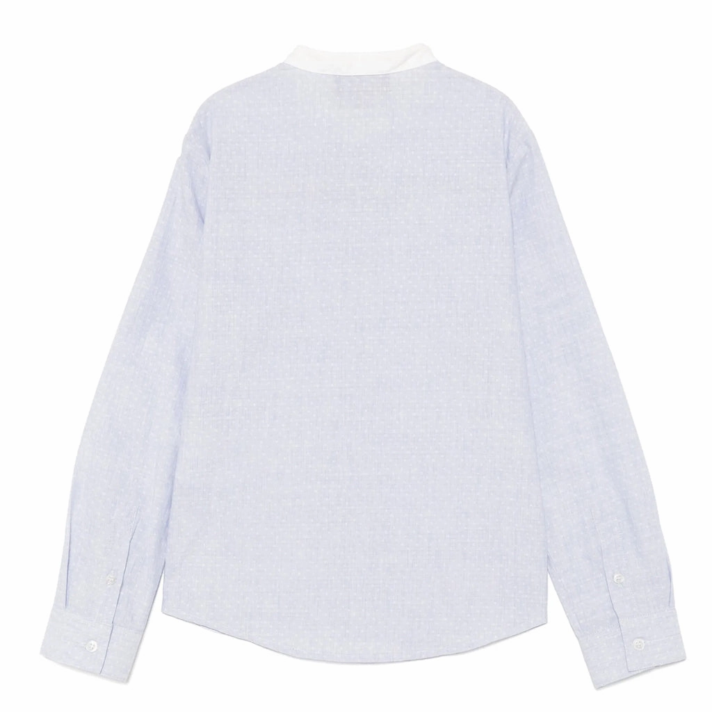 FoamReinforcedCollar Emporio Armani Junior Textured Shirt