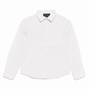 NonScratchyLining HighStretch Emporio Armani Junior Textured Shirt