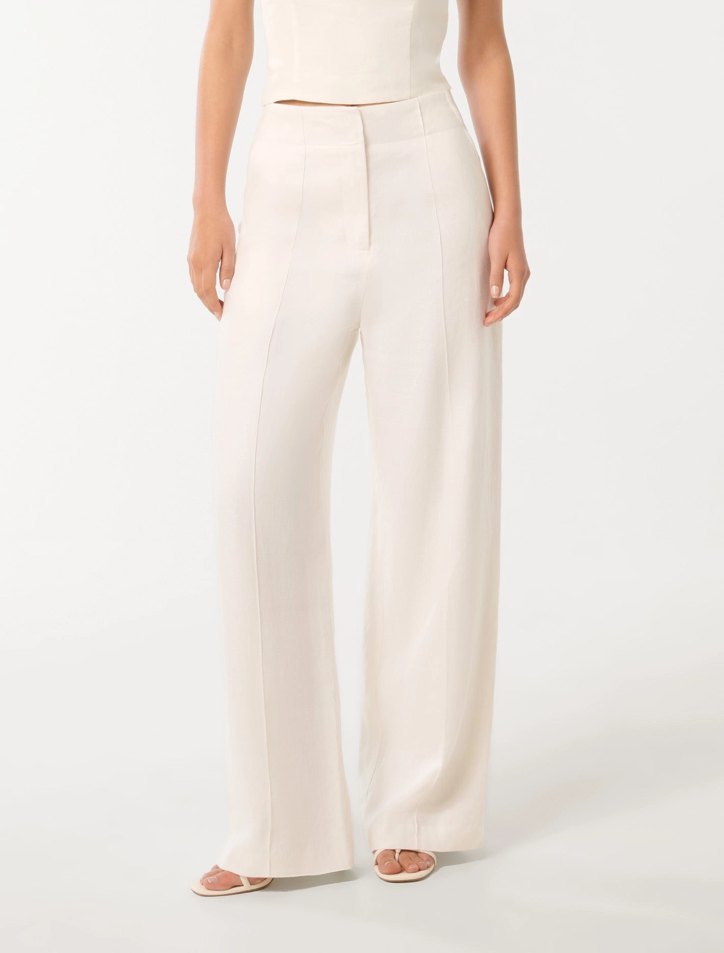 Comfortable Layering Active Layer Posey Linen Wide Leg Pants