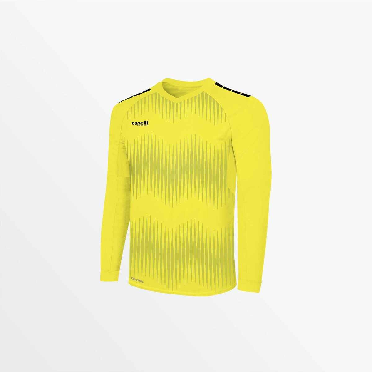 Comfy Fit Reflective Safety Accents MEN'S MADISON STATIC ??? LONG SLEEVE GOALKEEPER JERSEY WITH PADDING