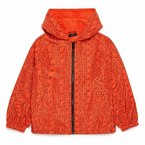 N??21 Kids Hooded Jacket Soft Interior Brushing