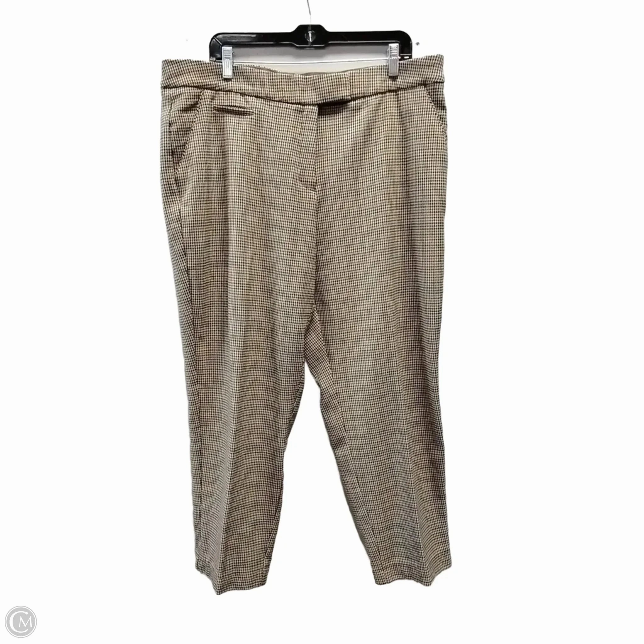 Tapered leg Relax Fit Design Pants Dress By Investments In Geometric Pattern, Size: 18w