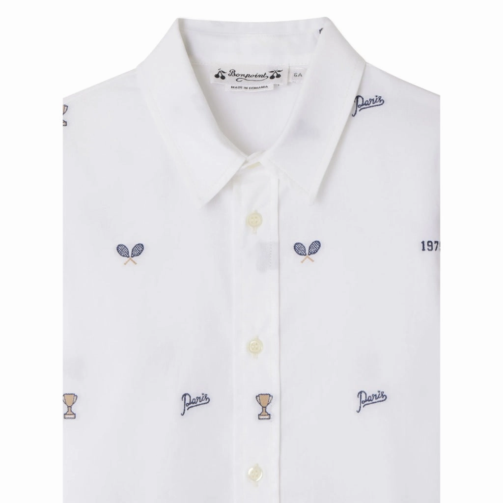 Vintage Shirt Reverseble Design Bonpoint Daho Shirt