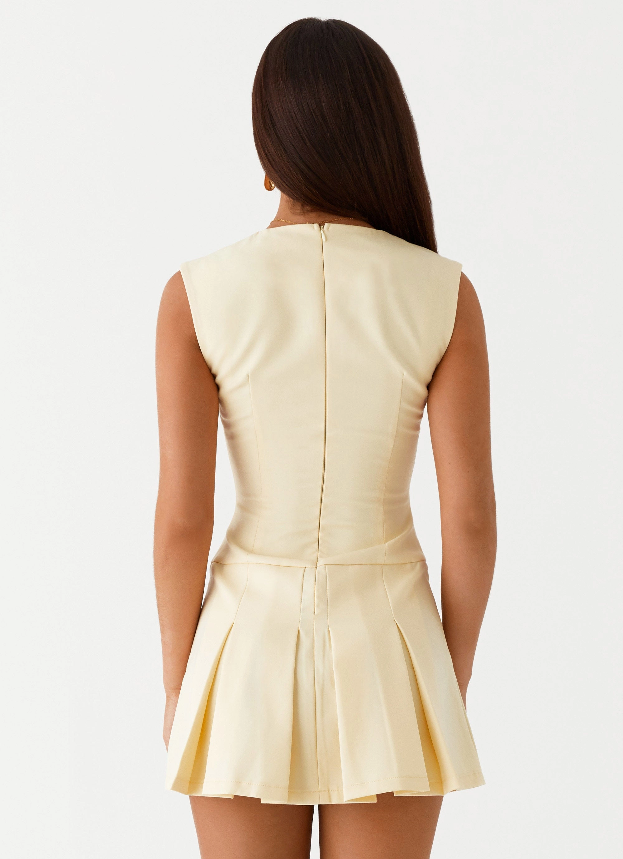 Modern Silhouette Seasonal Mood Cassia Mini Dress - Yellow