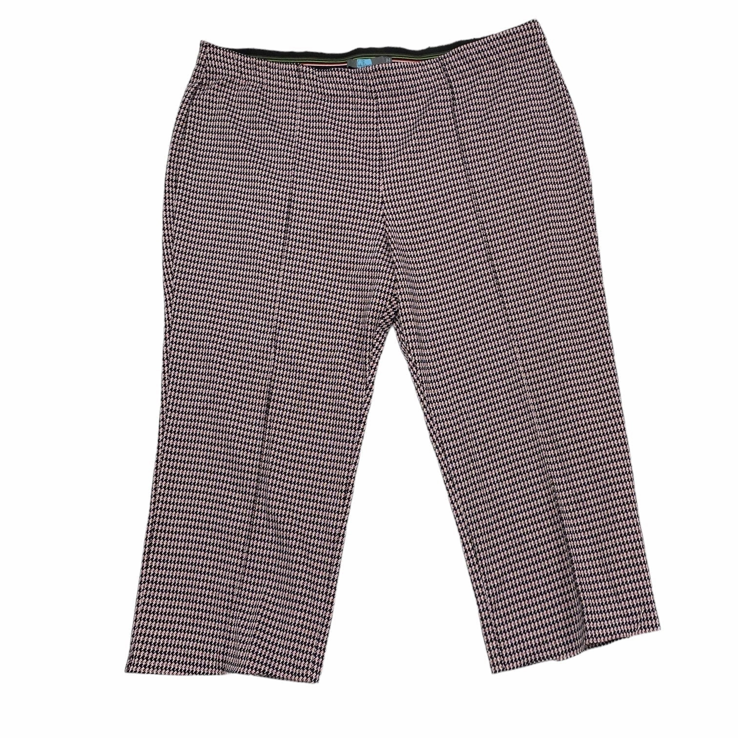 Multi-colored Pants Other Eva Franco, Size 3x HighRiseWaistband Sporty Vibe