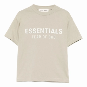 Casual Look Minimalist Apparel Fear of God Essentials Kids Classic Crew Neck T-shirt