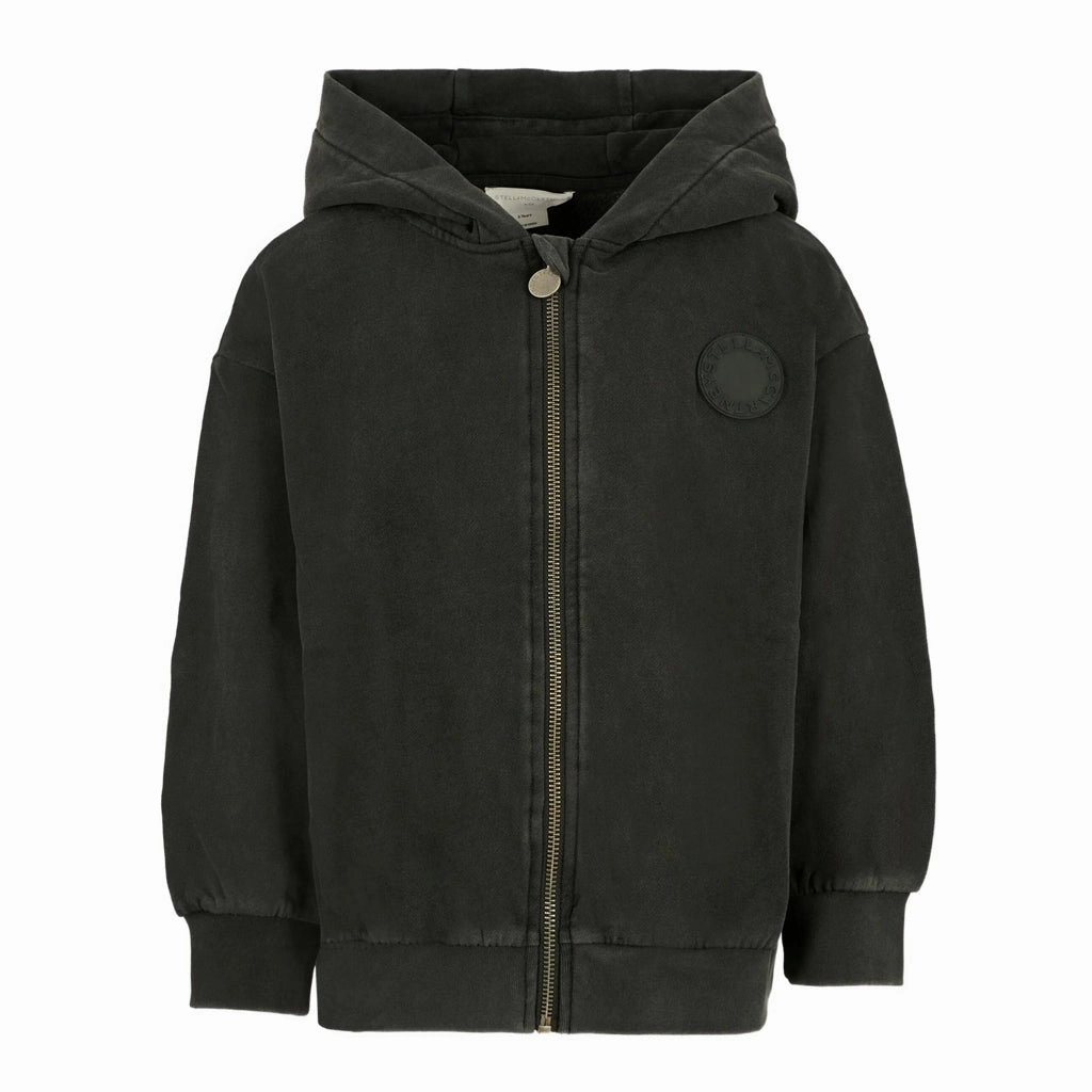 Stella McCartney Kids Fleece Jersey Cardigan Minimalist Aesthetic Noise Reduced Fabric