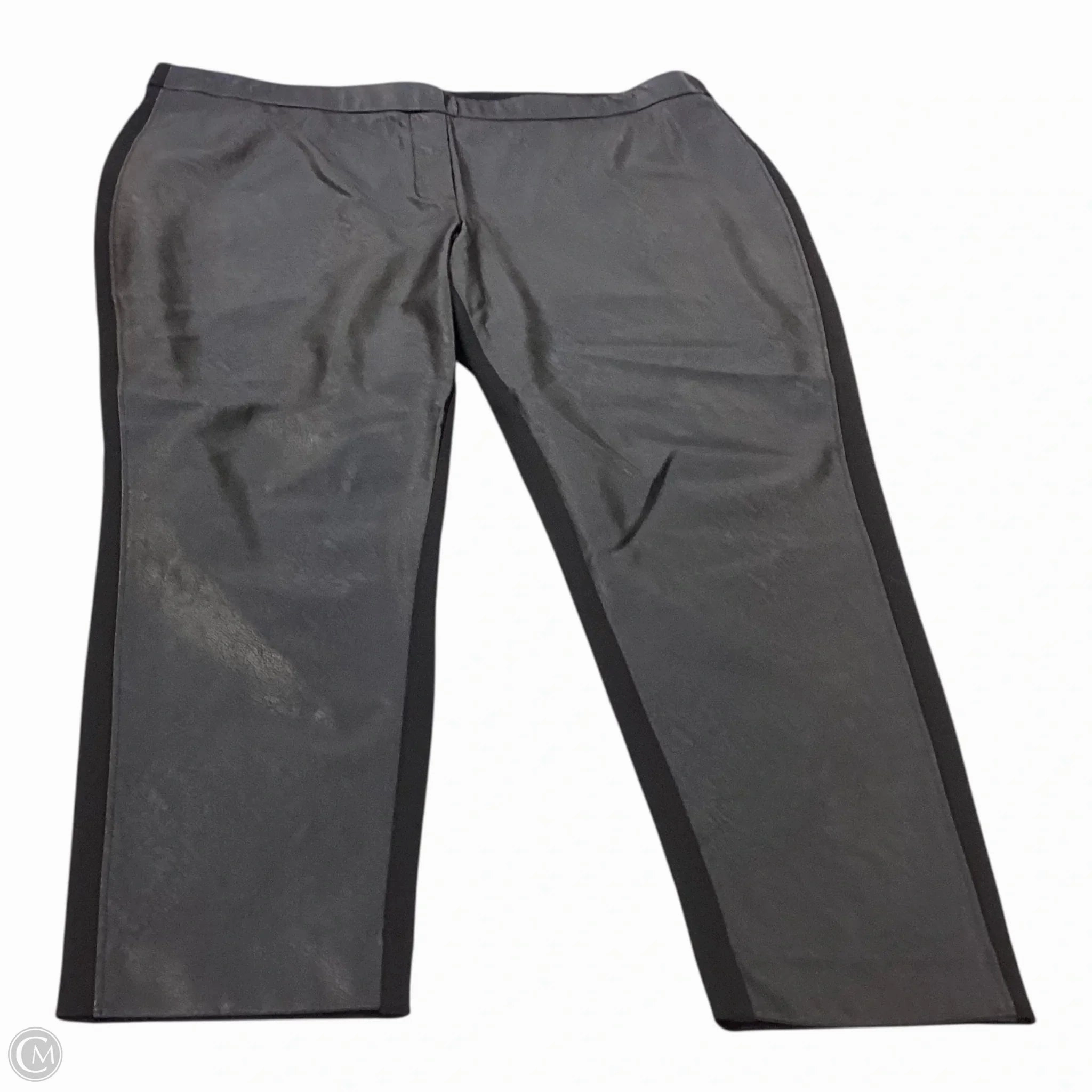 Pants Cropped By Chicos In Black, Size: Xl CompressionFitFabric