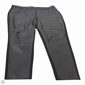 Pants Cropped By Chicos In Black, Size: Xl CompressionFitFabric