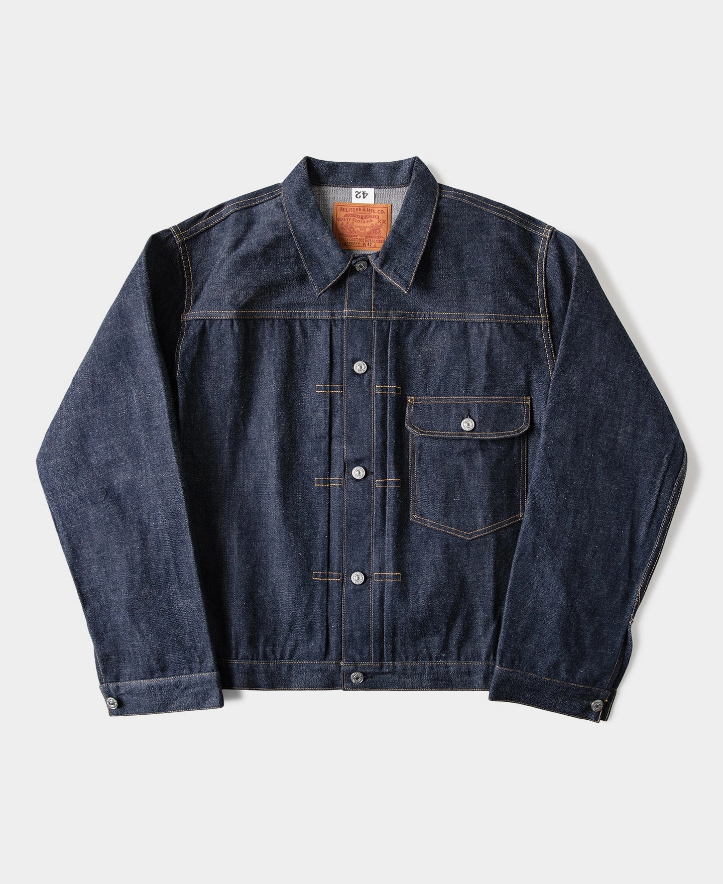 Lot M47806XX 1947 Model Selvedge Denim Jacket Quilted Interior Layer NoiseReduciting Fabric