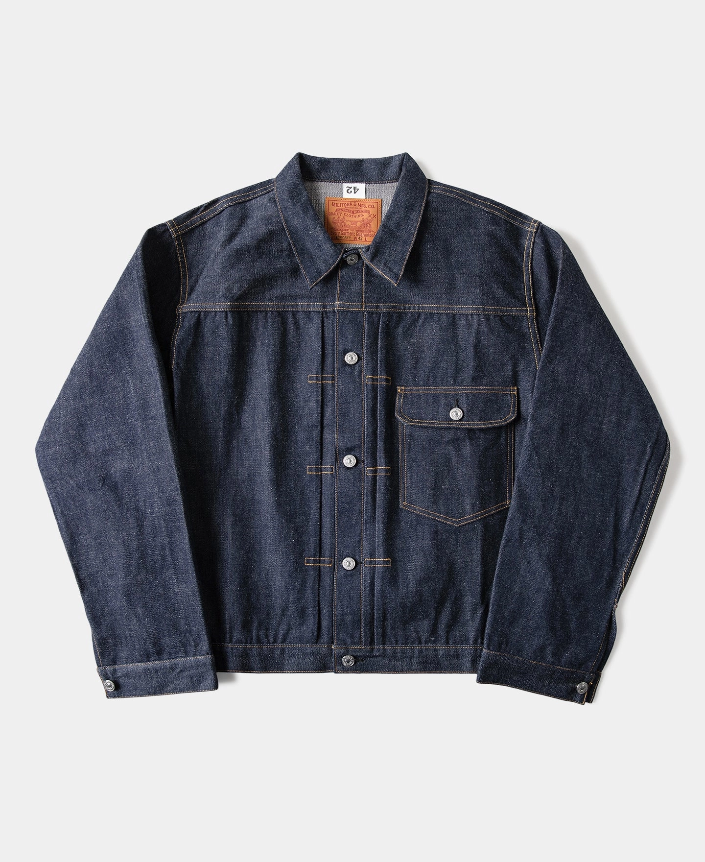 Lot M47806XX 1947 Model Selvedge Denim Jacket Anti Slip Shoulder Pads