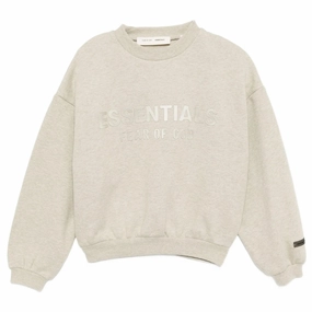 Smooth Stitching Unlined Design Fear of God Essentials Kids Fleece Crewneck