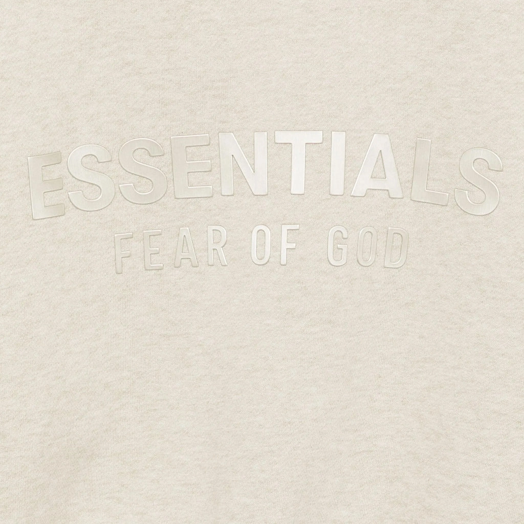 Minimalist Silhouette Cut Fear of God Essentials Kids Fleece Crewneck