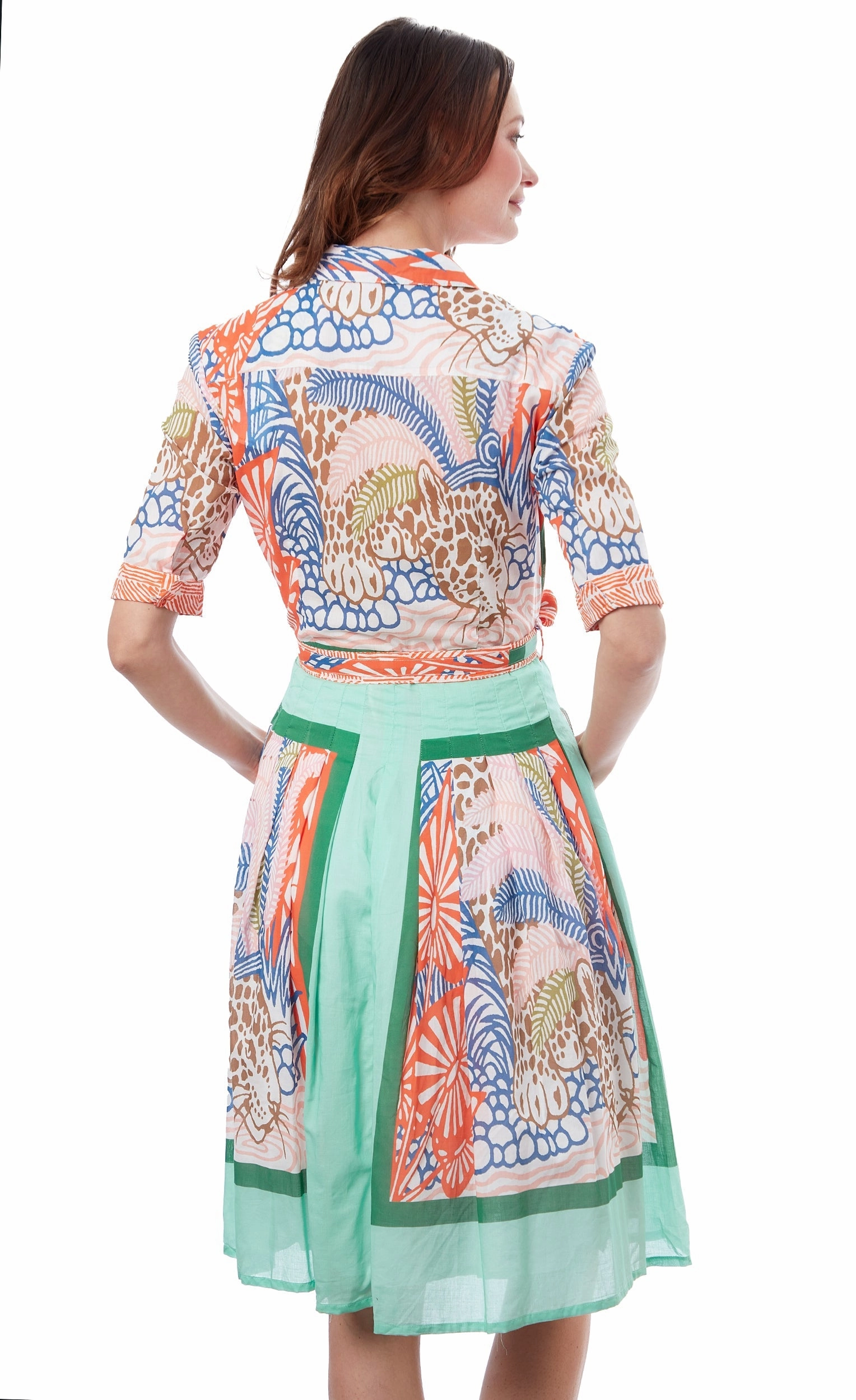 All Time Fit Mrs Maisel Dress - Hidden Cheetahs Print