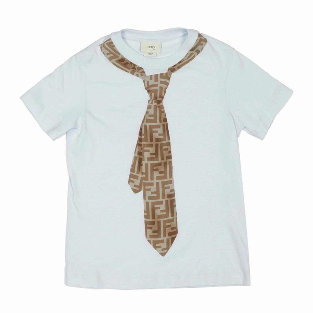 Comfortable Fit Wear Fendi Kids Tie Print T-shirt