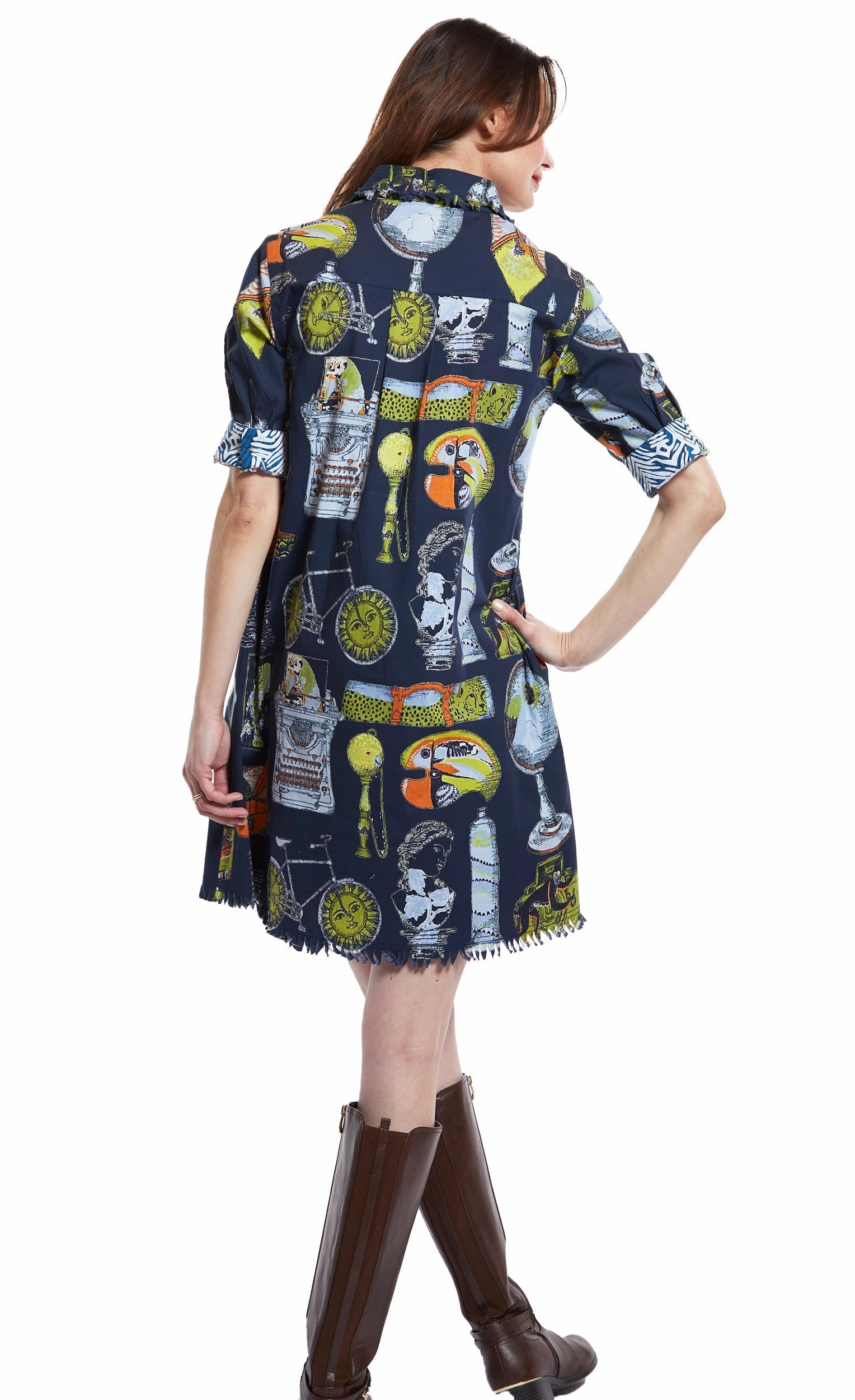 All Look Fit For All Chatham Dress - Vintage History Print