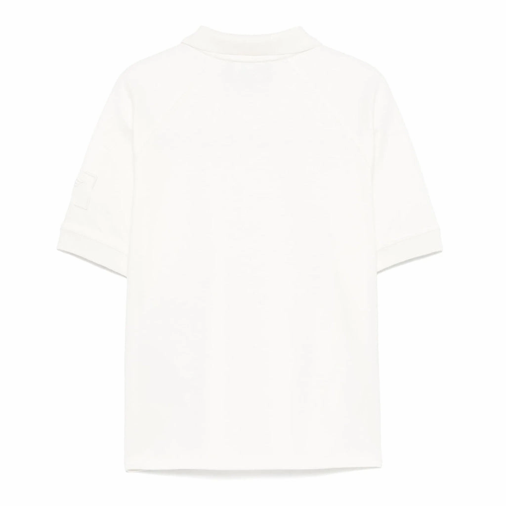 Emporio Armani Junior Logo Polo Shirt Stretch Weave Construction